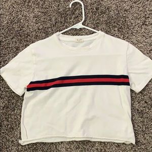 white brandy crop top